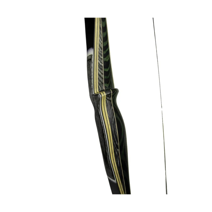 white feather turul longbow green grip goodarcher.com