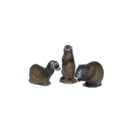 3Di Mink Muskrat Prairie Dog Family Pack