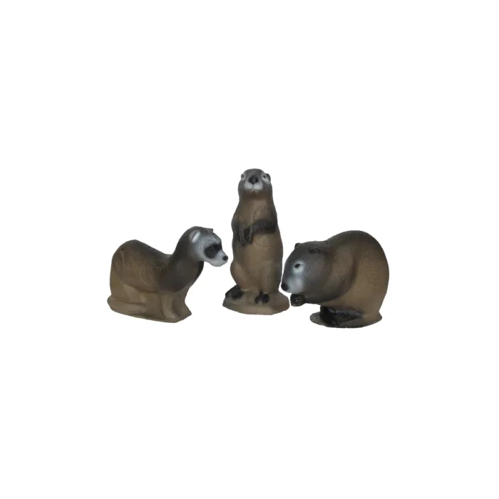 3di mink muskrat prairie dog family pack 1 goodarcher.com