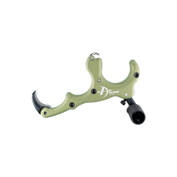 b3 archery draw thumb release open hook green goodarcher.com